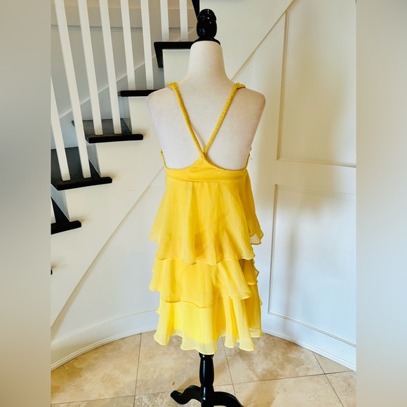 LAST CHANCE! 3/$50 Bright Yellow Ruffle Party Dress - Picture 9 of 10